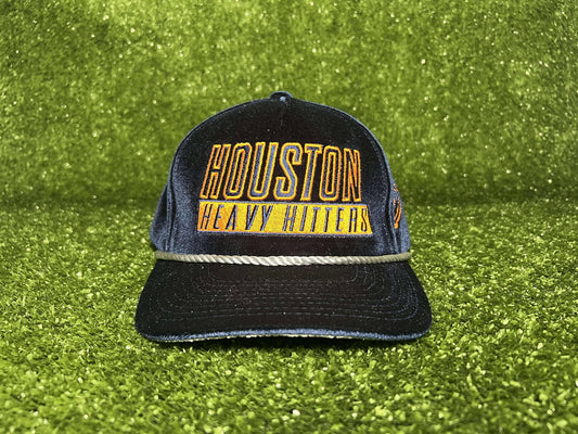 Navy Velvet Houston Heavy Hitters Snapback
