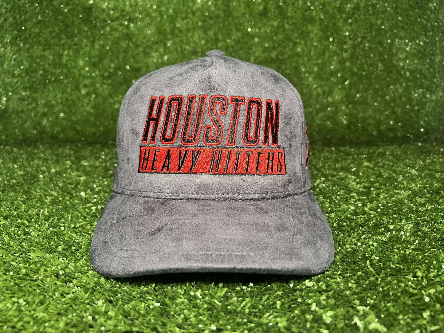 Grey Suede Houston Heavy Hitters Snapback