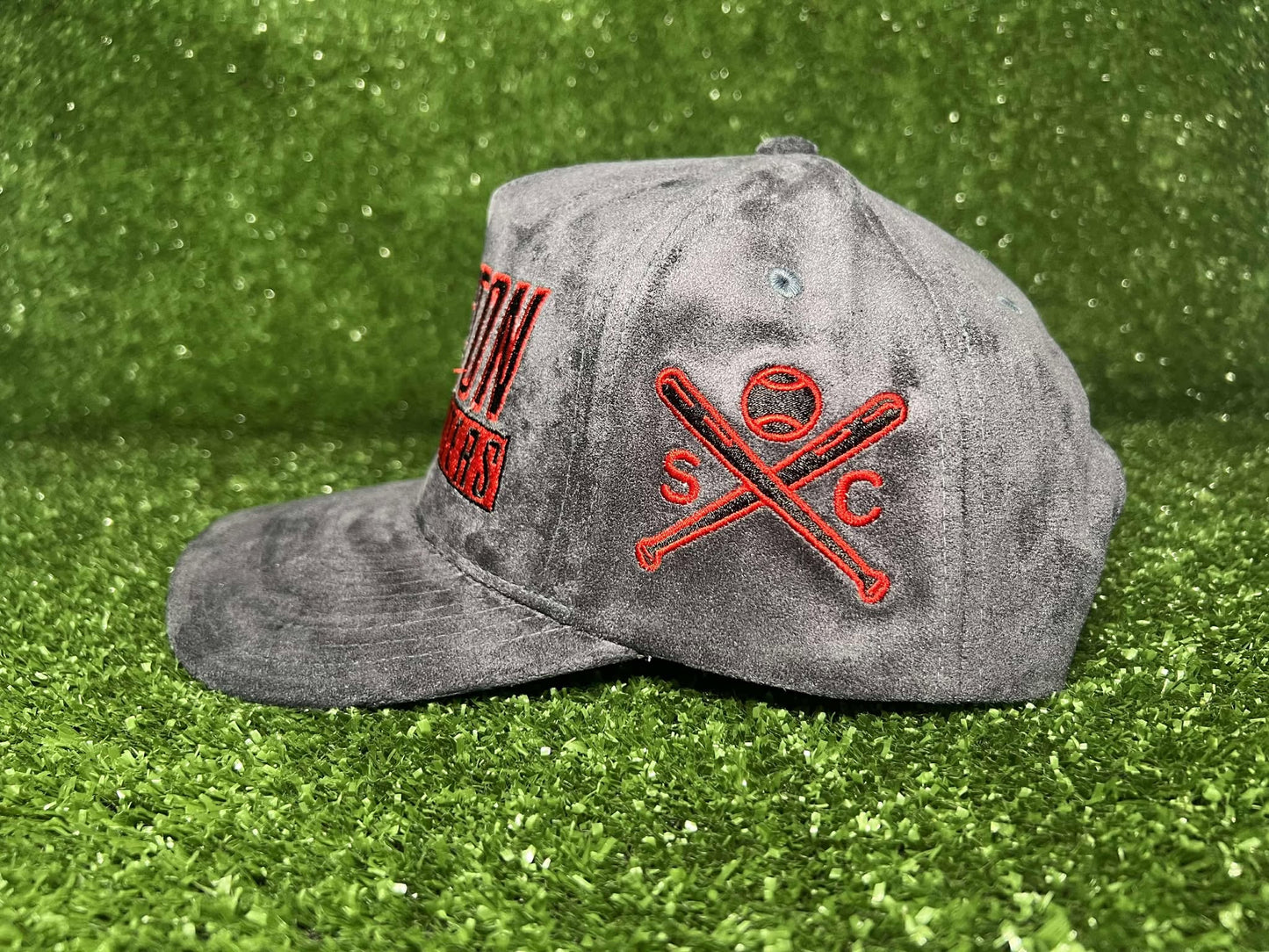 Grey Suede Houston Heavy Hitters Snapback