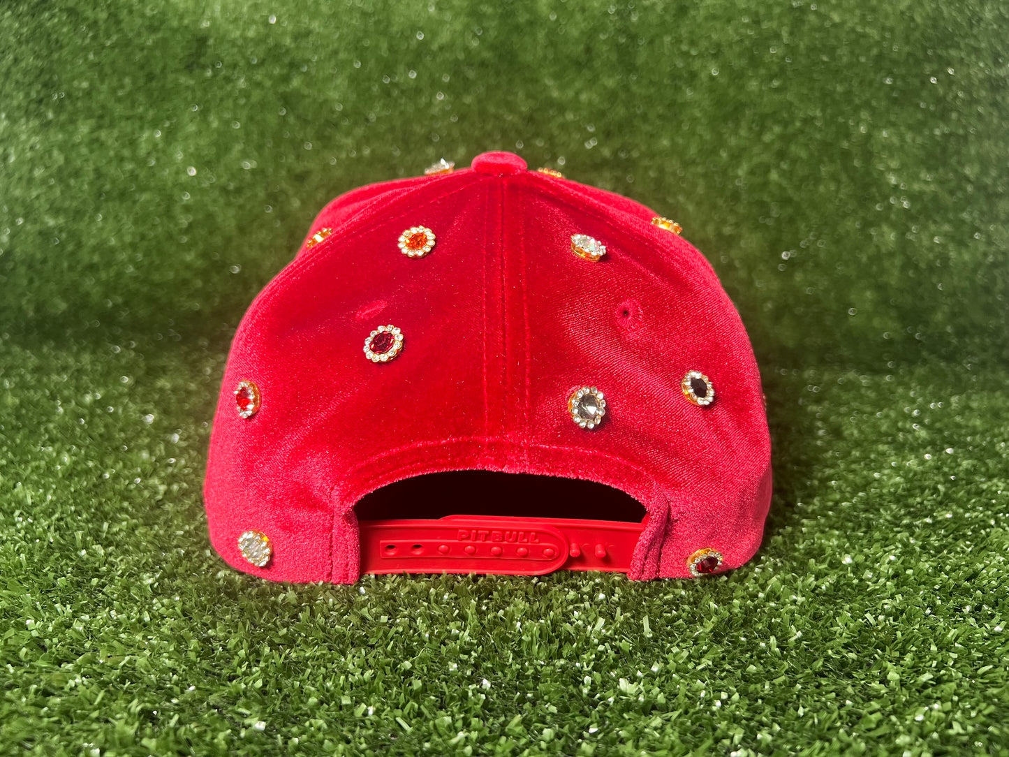 Red Velvet Houston Heavy Hitters Snapback w Rhinestones
